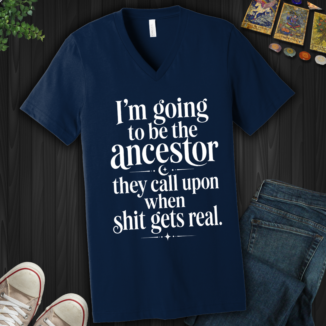 The Ancestor They Call Upon- V-Neck