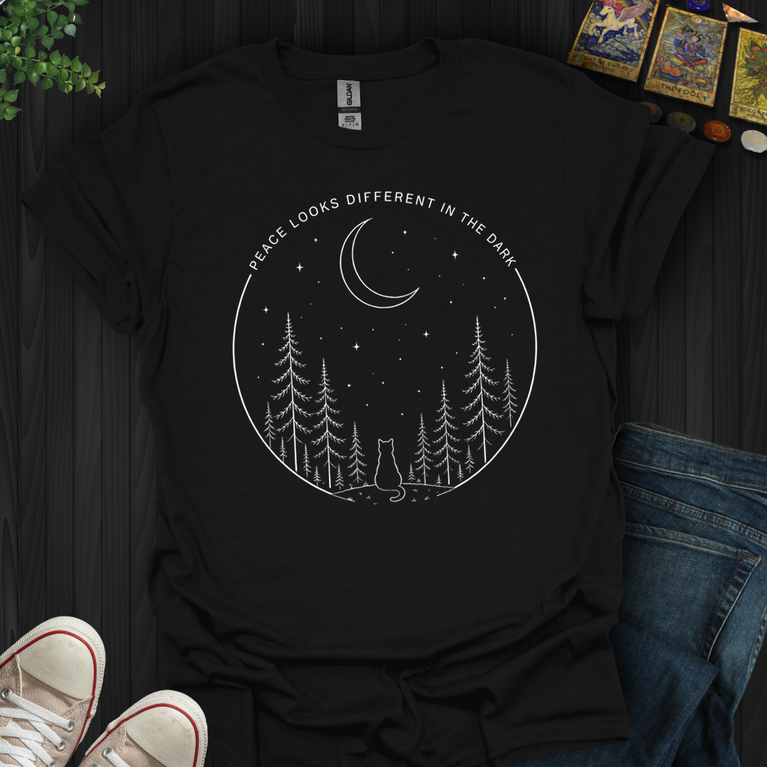 Peace Looks Different In The Dark- T-Shirt