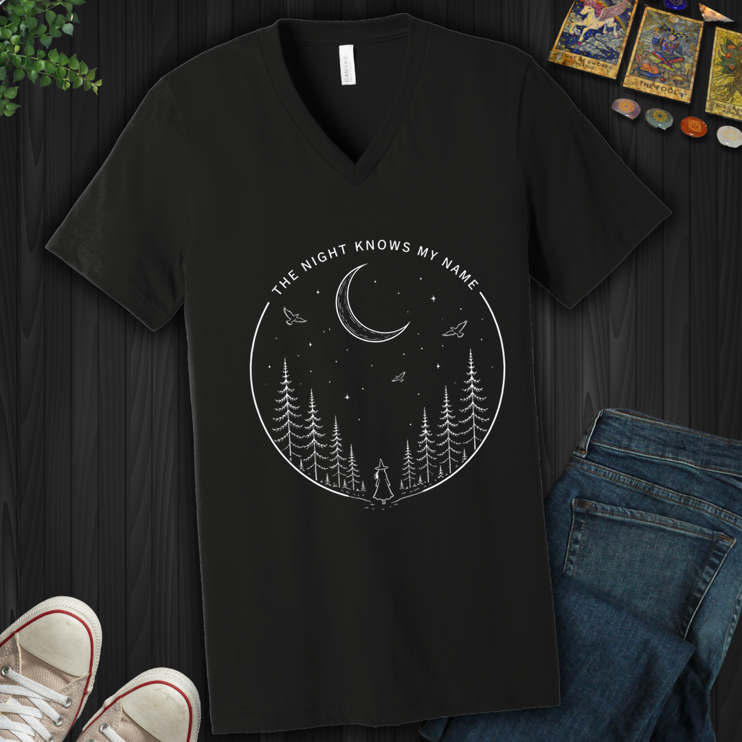 The Night Knows My Name- V-Neck