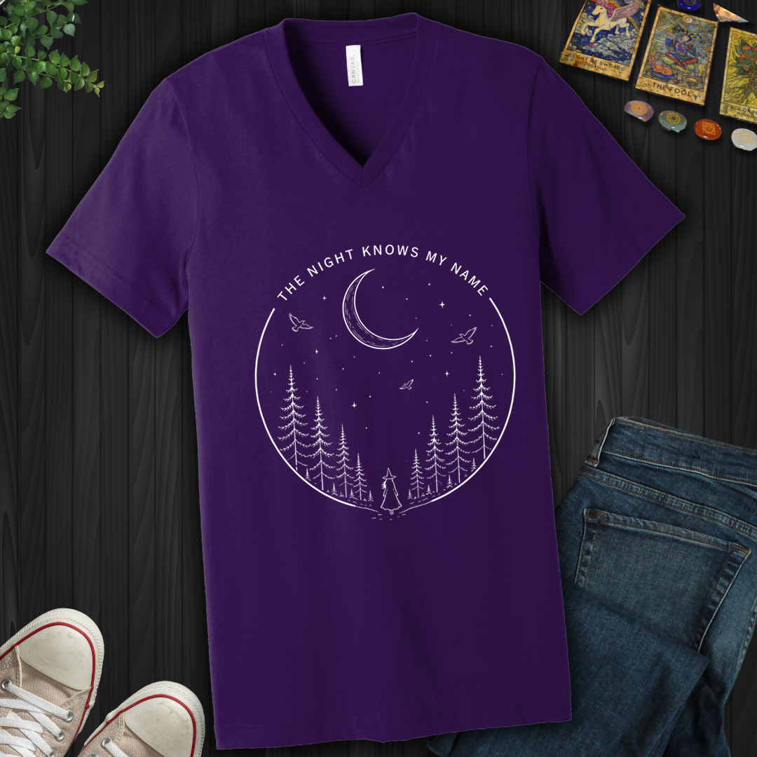 The Night Knows My Name- V-Neck