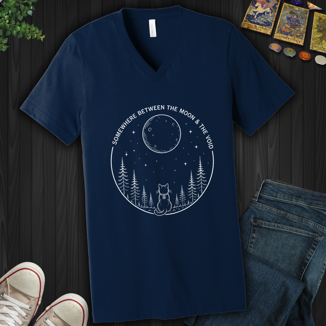 Somewhere Between The Moon And The Void- V-Neck