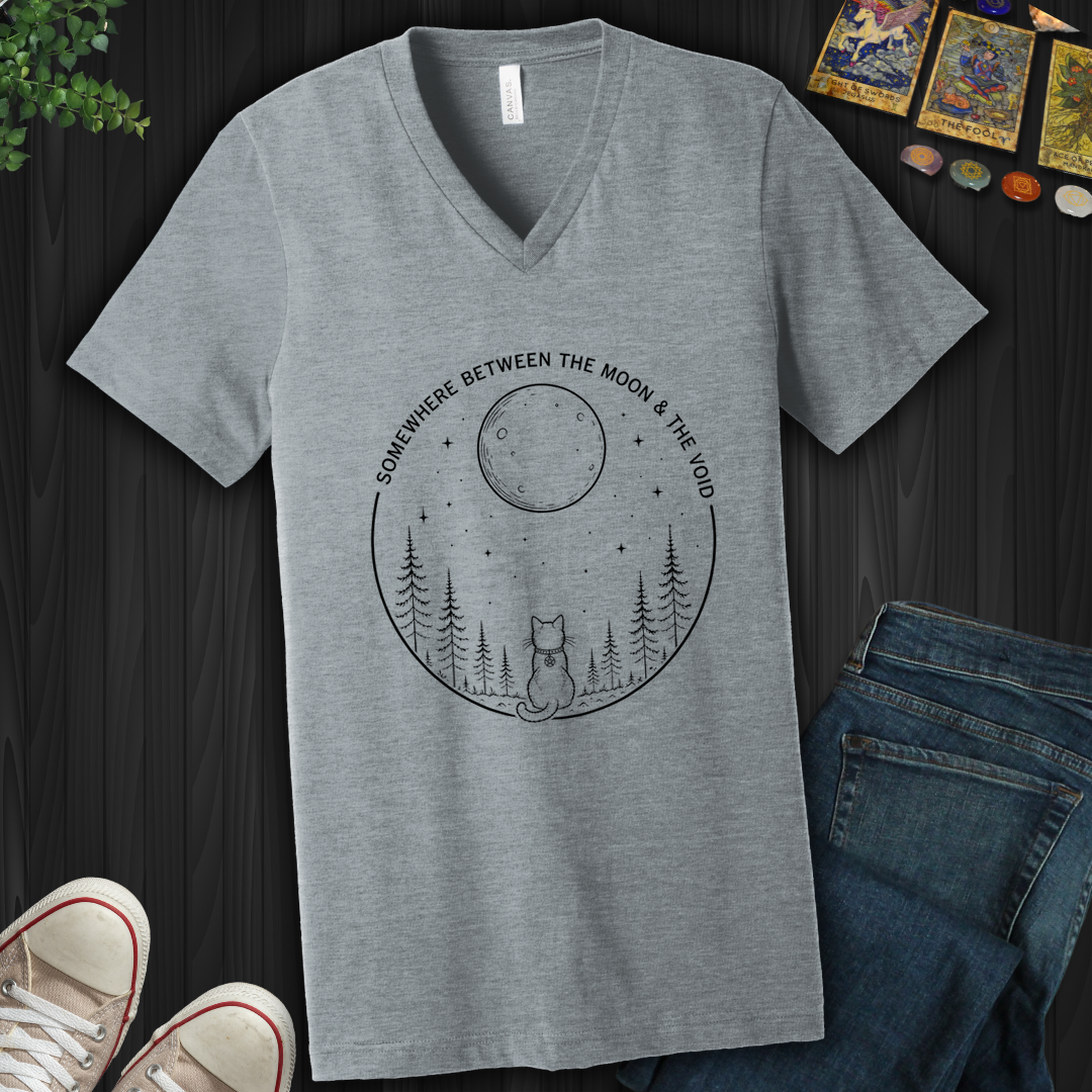 Somewhere Between The Moon And The Void- V-Neck