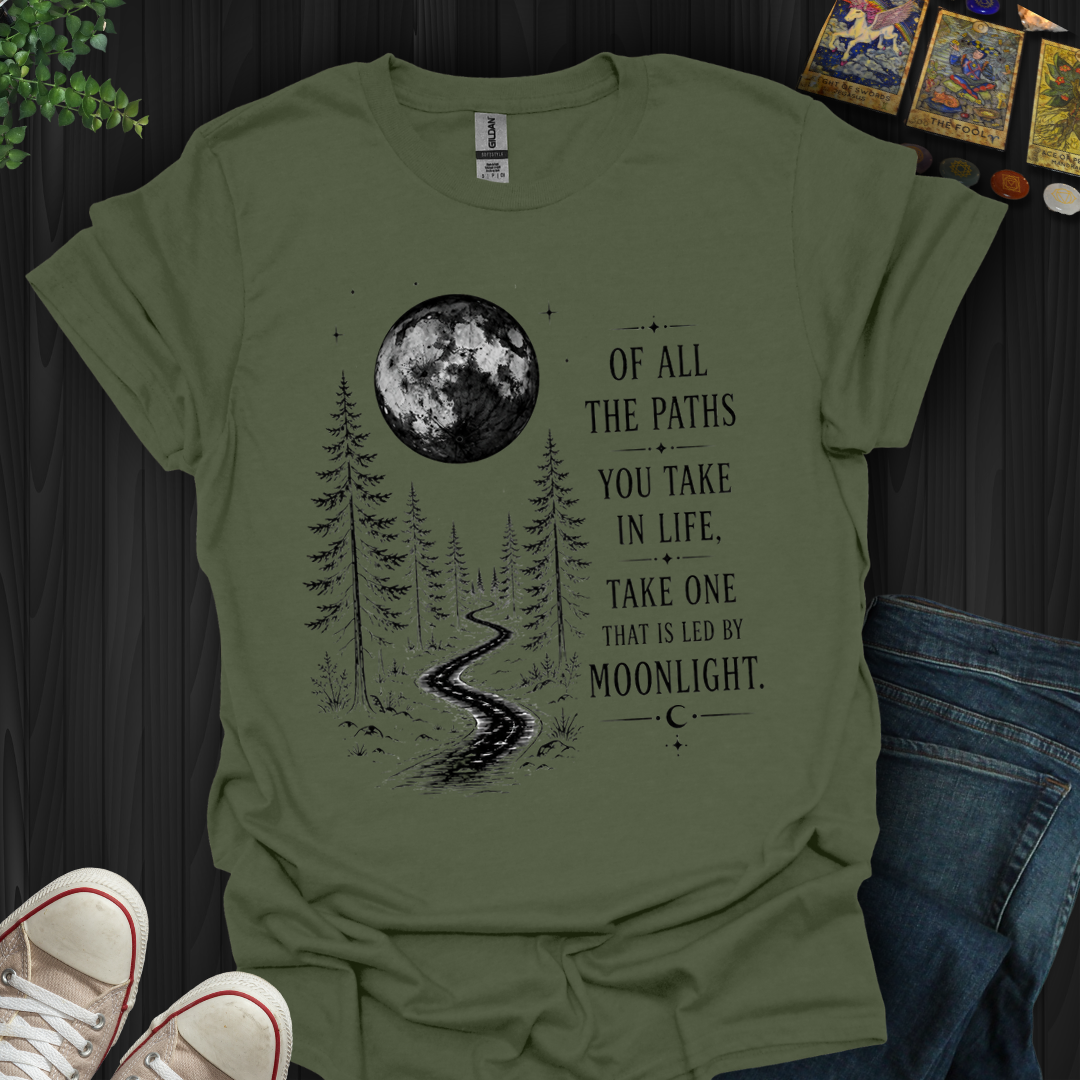 Led By Moonlight- T-Shirt
