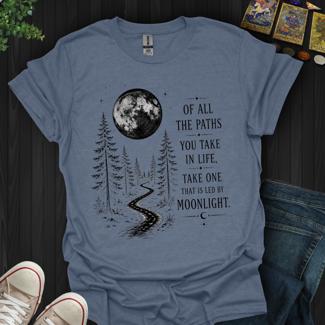 Led By Moonlight- T-Shirt