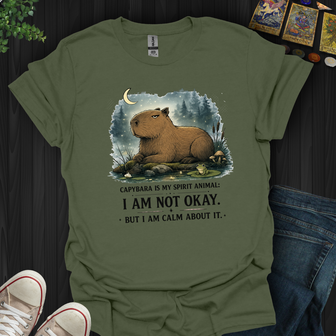 Capybara Is My Spirit Animal- T-Shirt