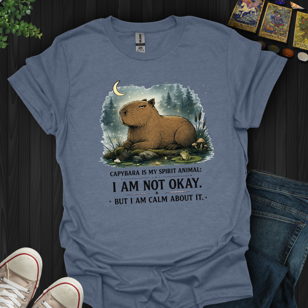 Capybara Is My Spirit Animal- T-Shirt