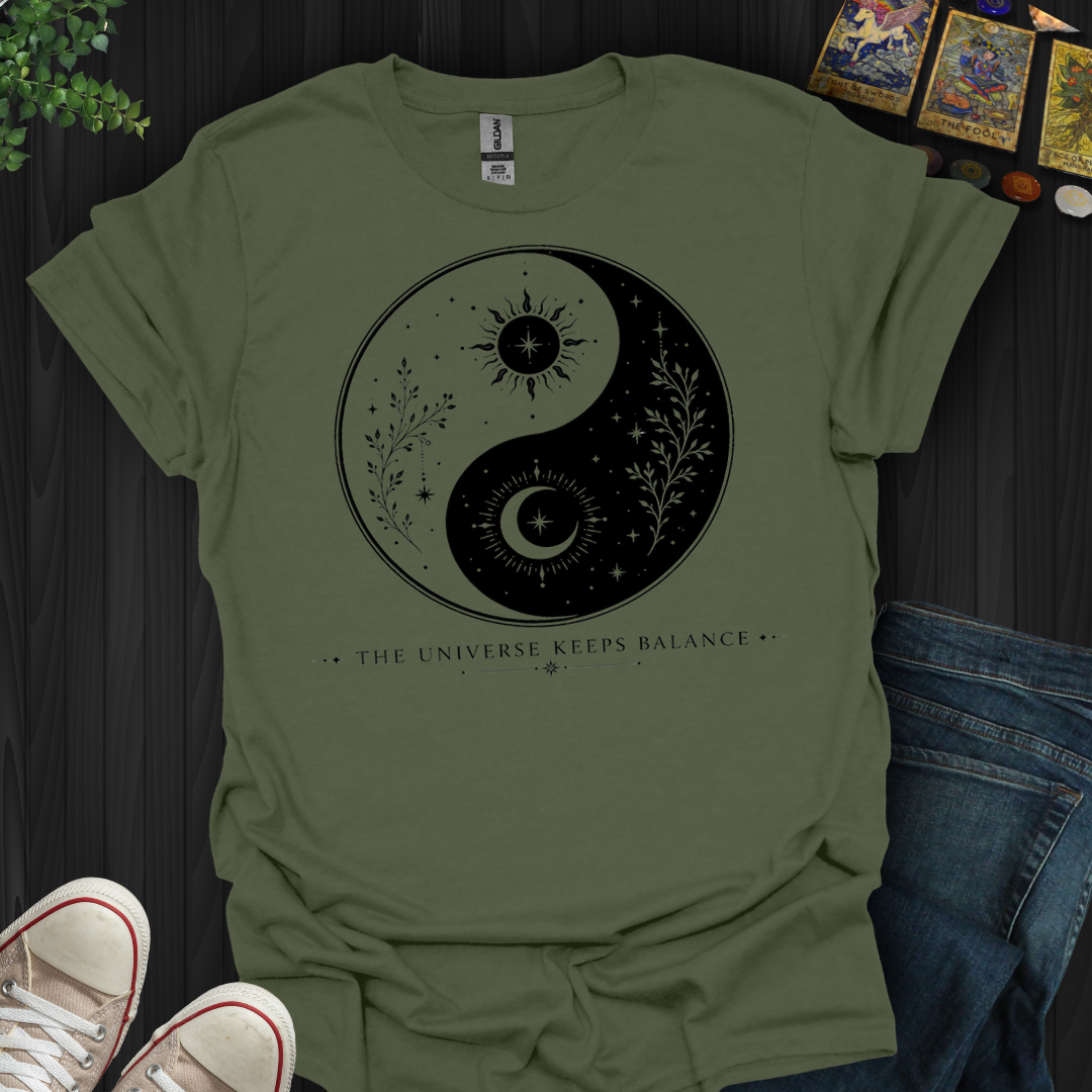 The Universe Keeps Balance- T-Shirt