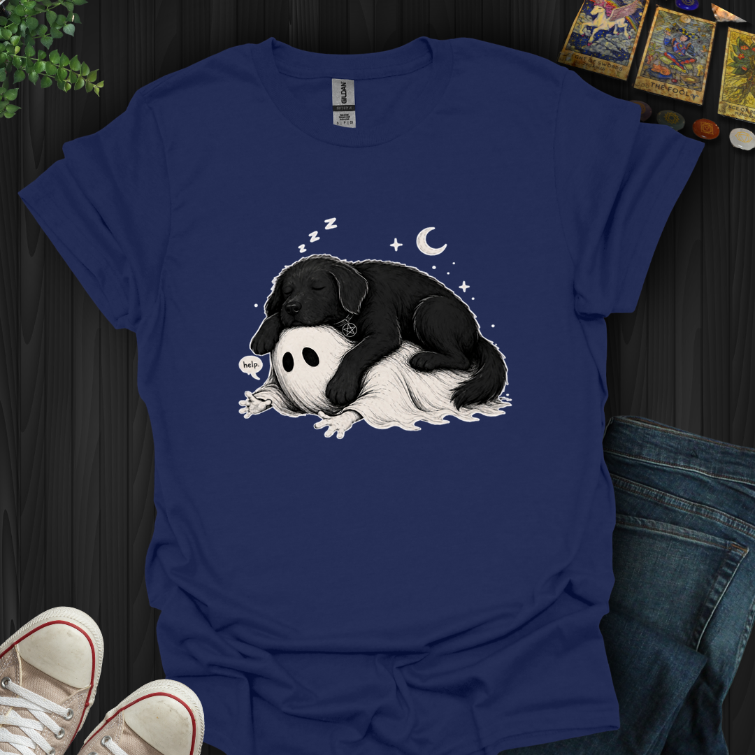 Dog And Ghost- T-Shirt