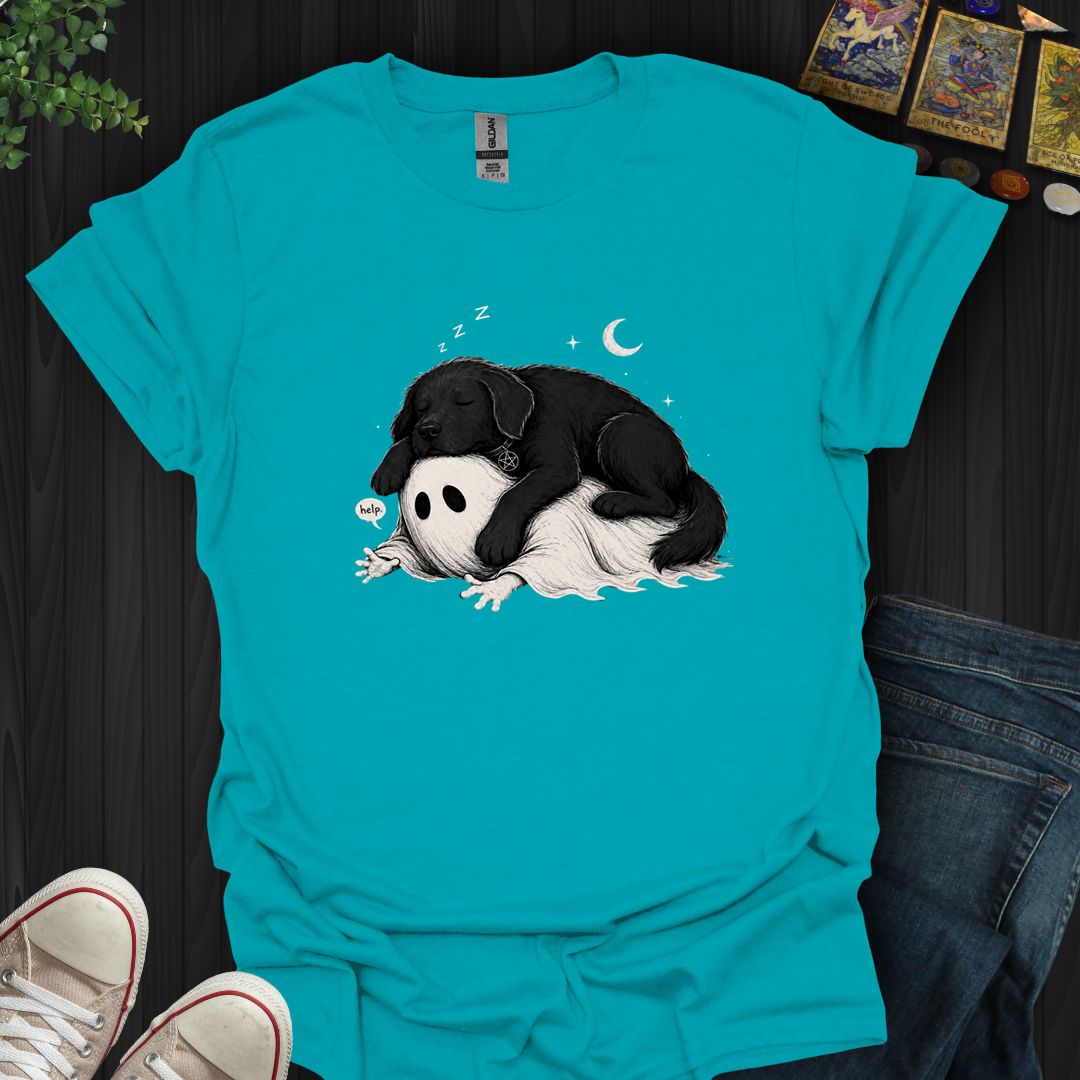 Dog And Ghost- T-Shirt