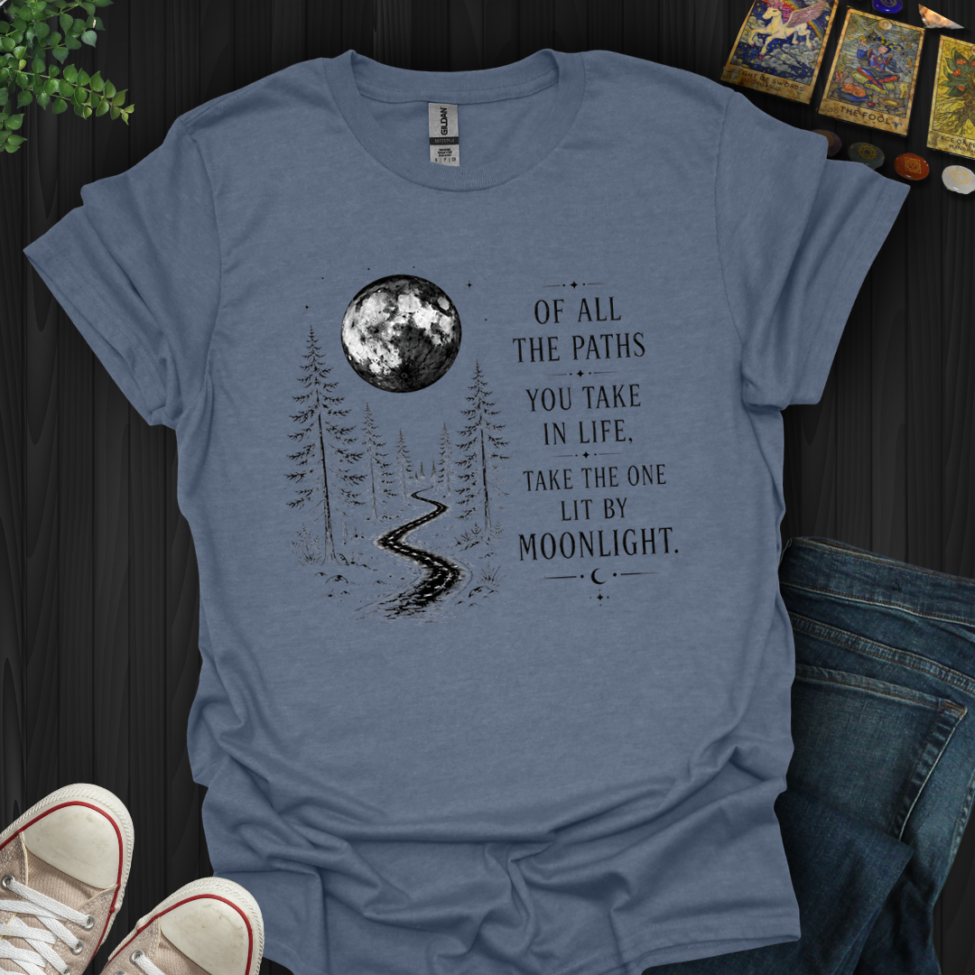 Lit By Moonlight- T-Shirt