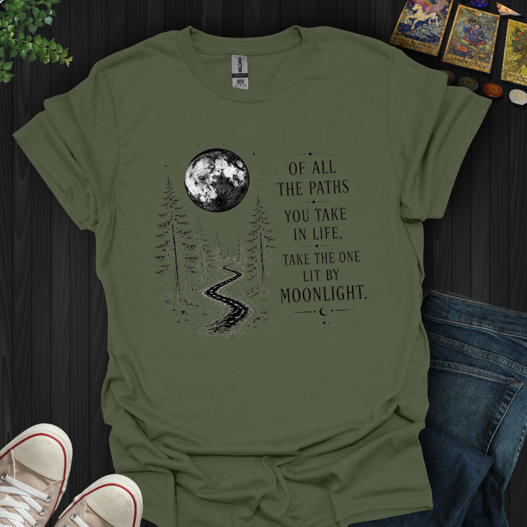 Lit By Moonlight- T-Shirt