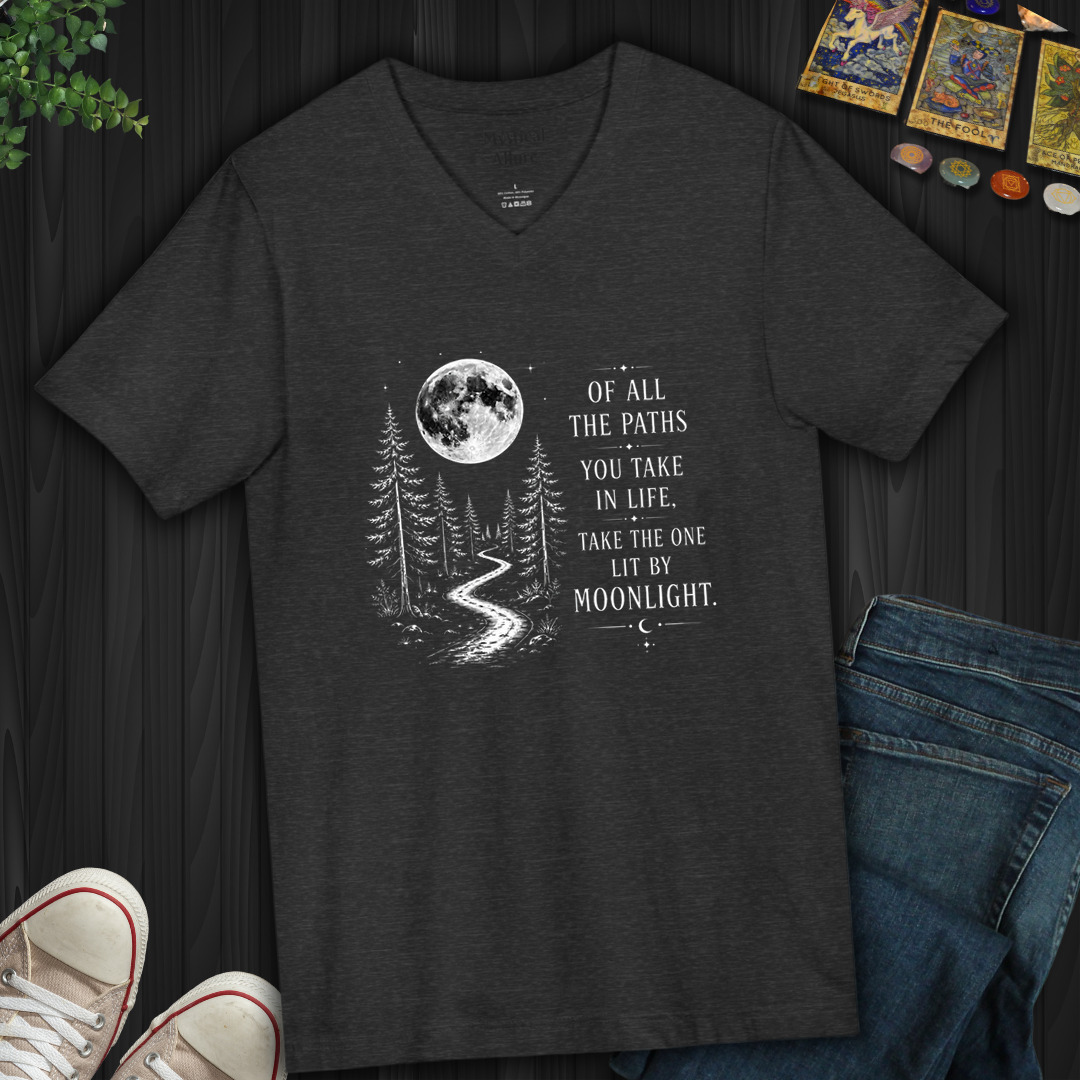 Lit By Moonlight- V-Neck