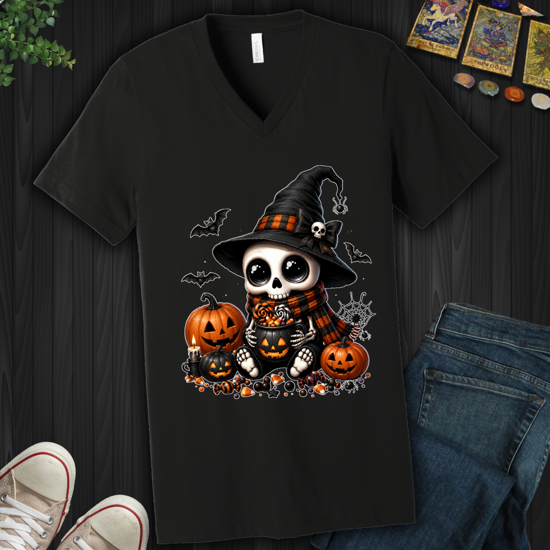 Dead Cute For Halloween- V-Neck