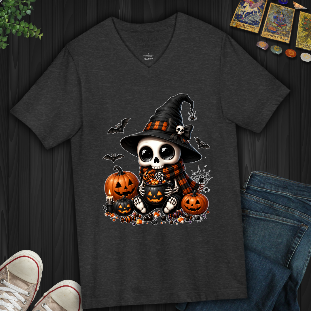 Dead Cute For Halloween- V-Neck