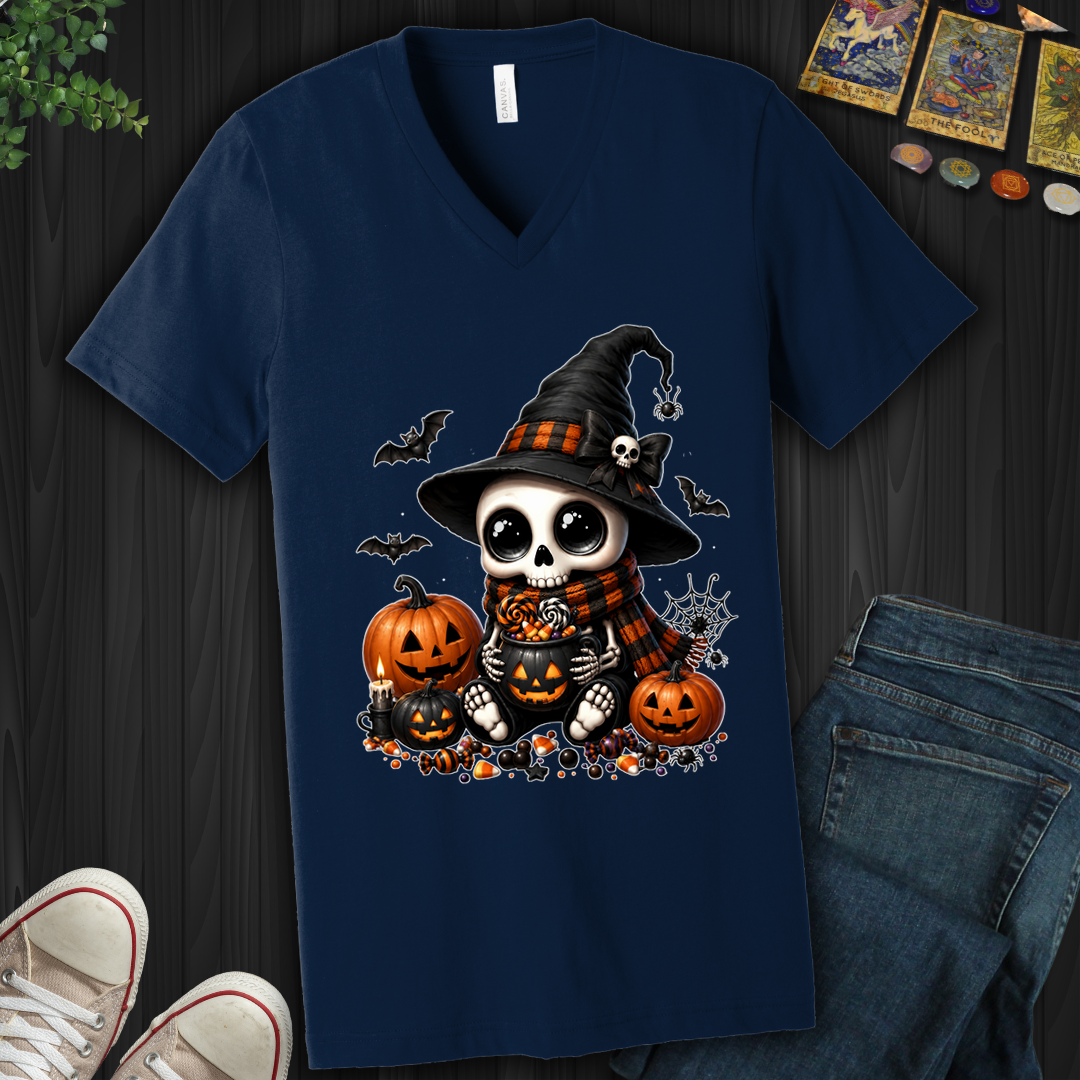 Dead Cute For Halloween- V-Neck