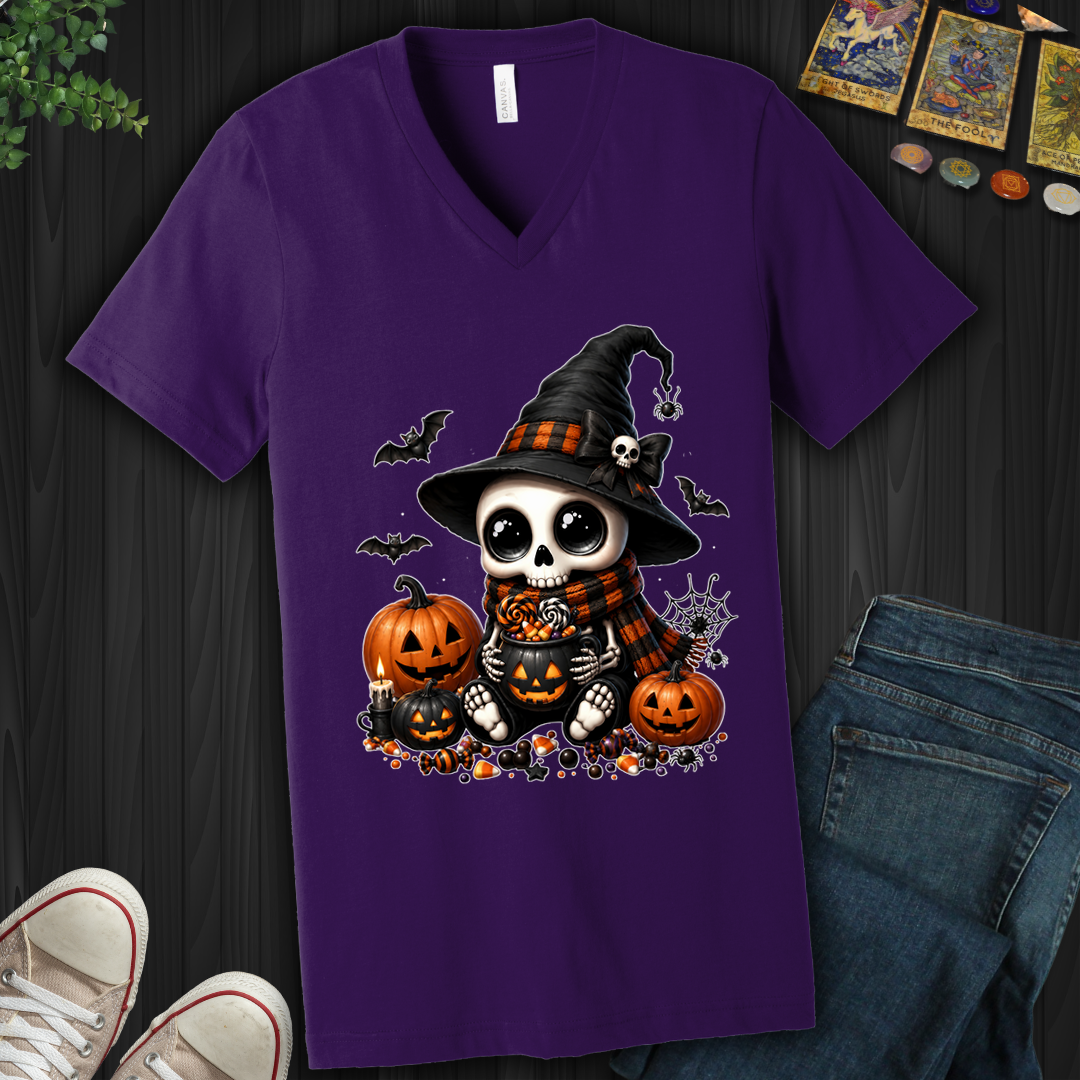 Dead Cute For Halloween- V-Neck