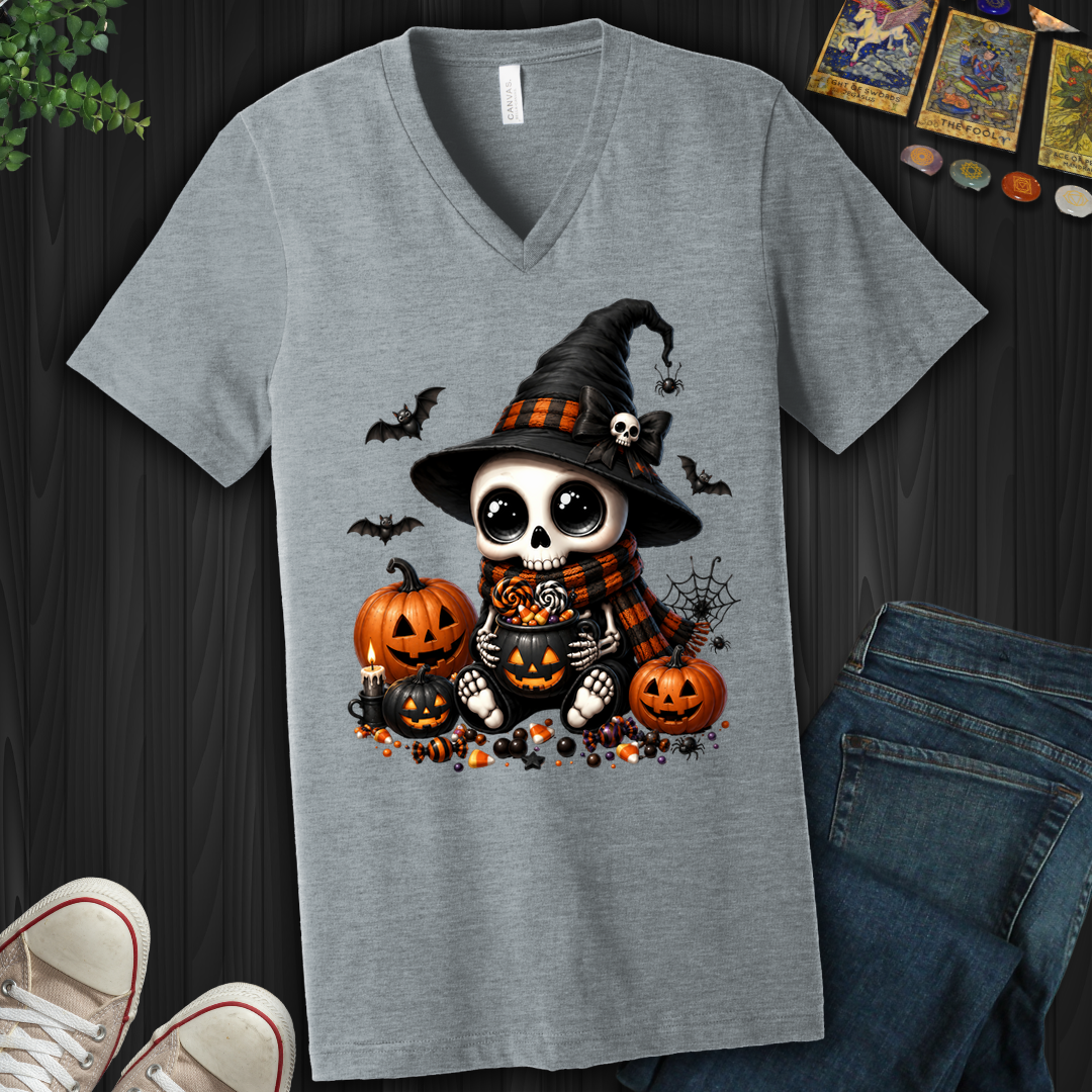Dead Cute For Halloween- V-Neck