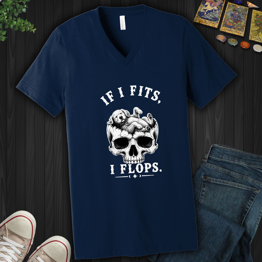 I Fits I Flop- V-Neck