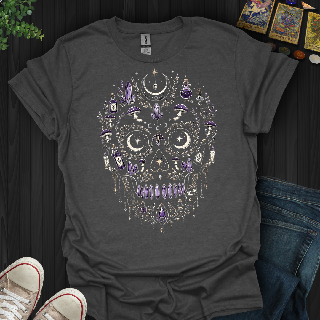 The Witch’s Cabinet Skull- T-Shirt