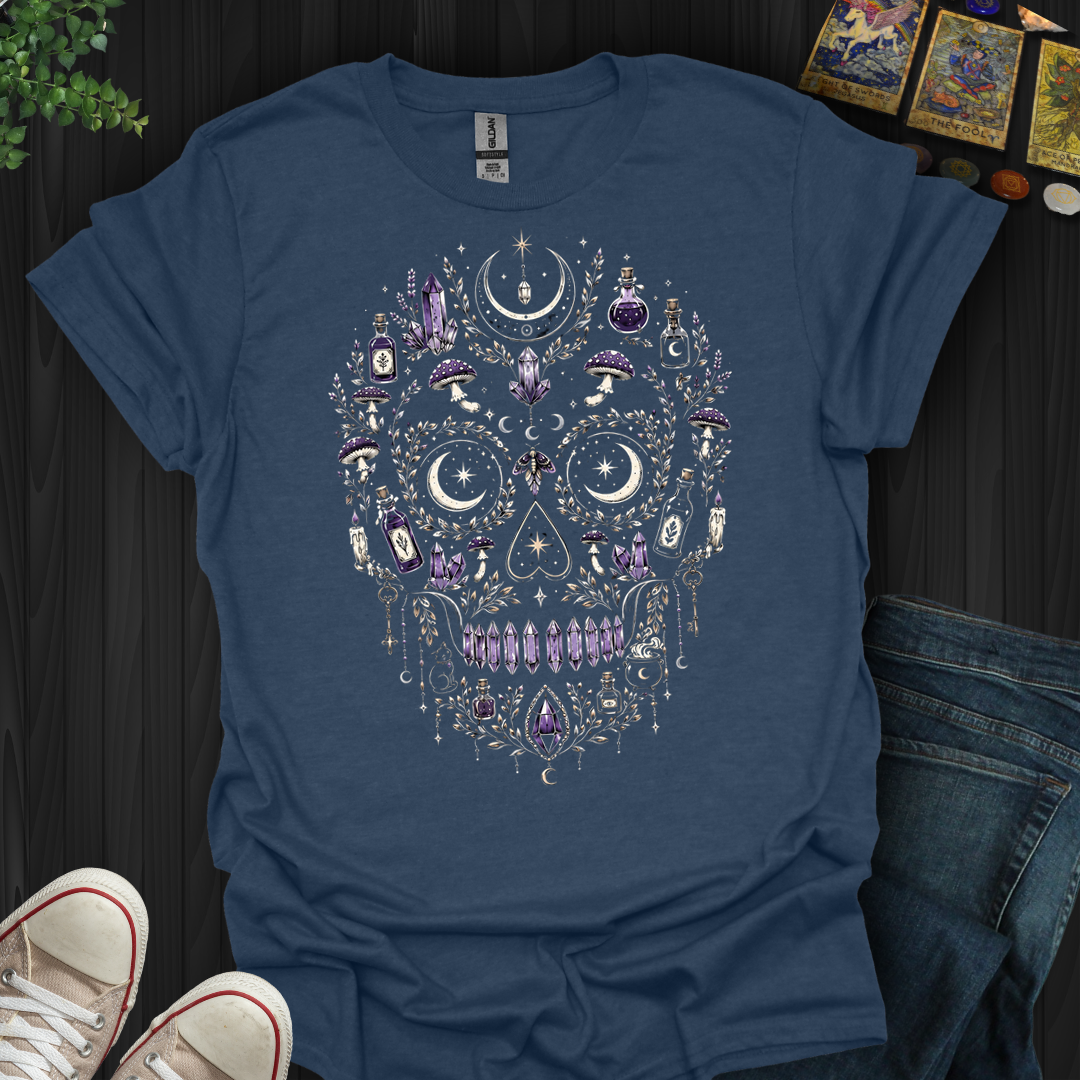 The Witch’s Cabinet Skull- T-Shirt