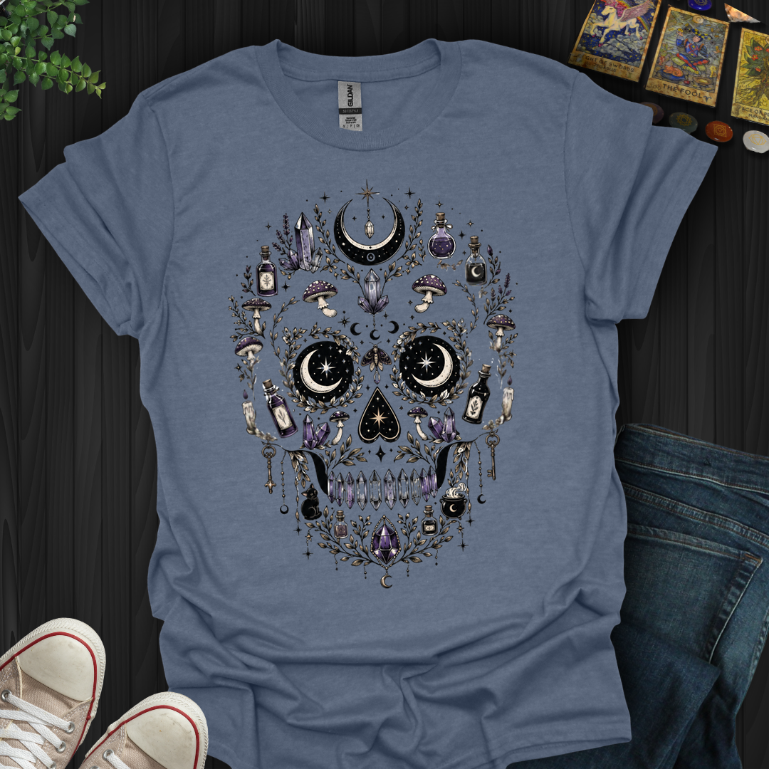 The Witch’s Cabinet Skull- T-Shirt