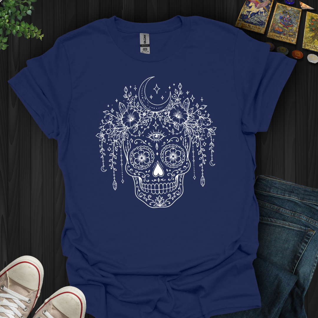 Moon Witch Sugar Skull- T-Shirt
