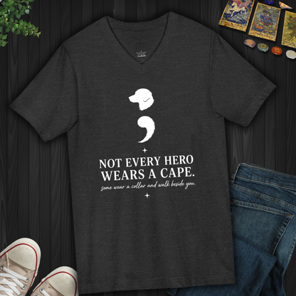 Dog Semicolon- V-Neck