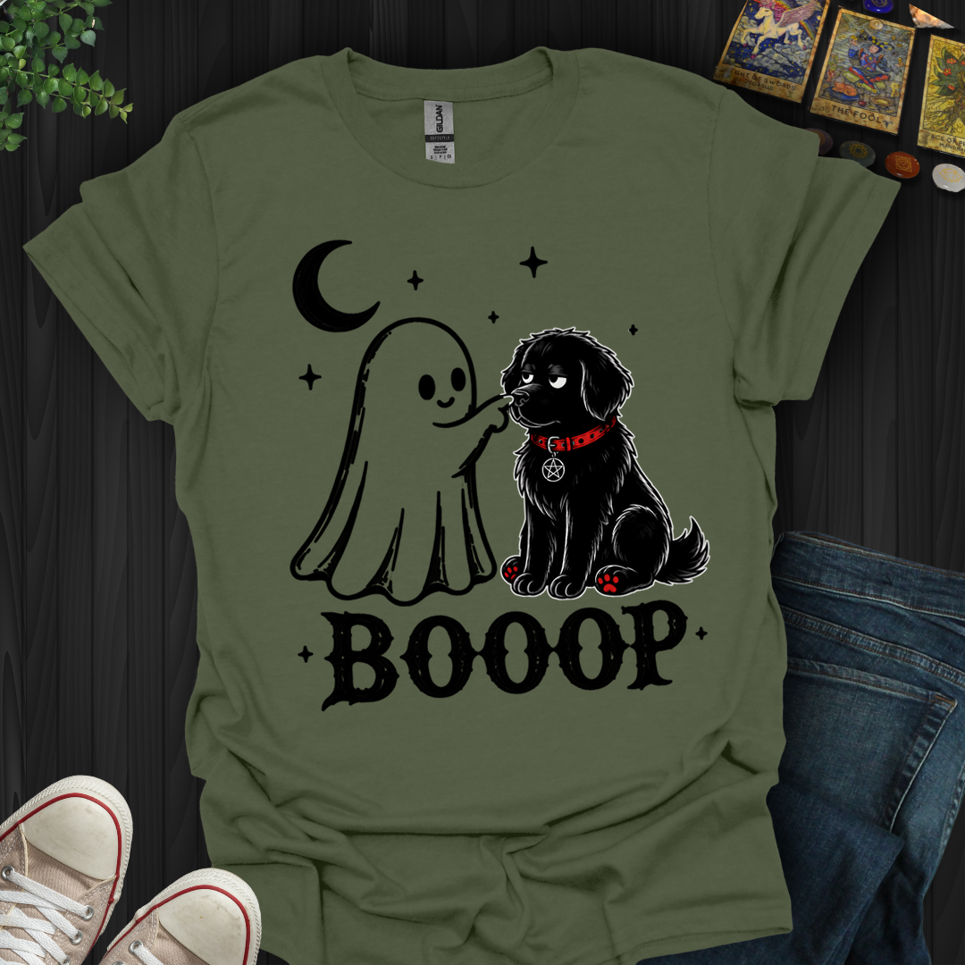 Ghost And Dog Boop- T-Shirt