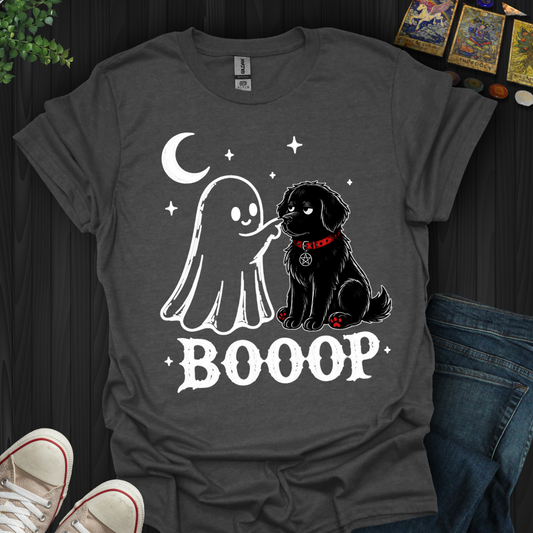 Ghost And Dog Boop- T-Shirt