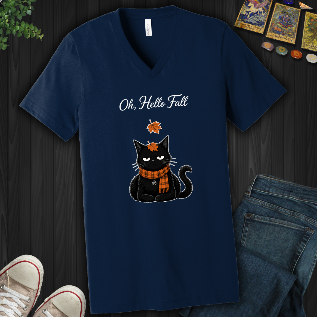 Oh, Hello Fall- V-Neck