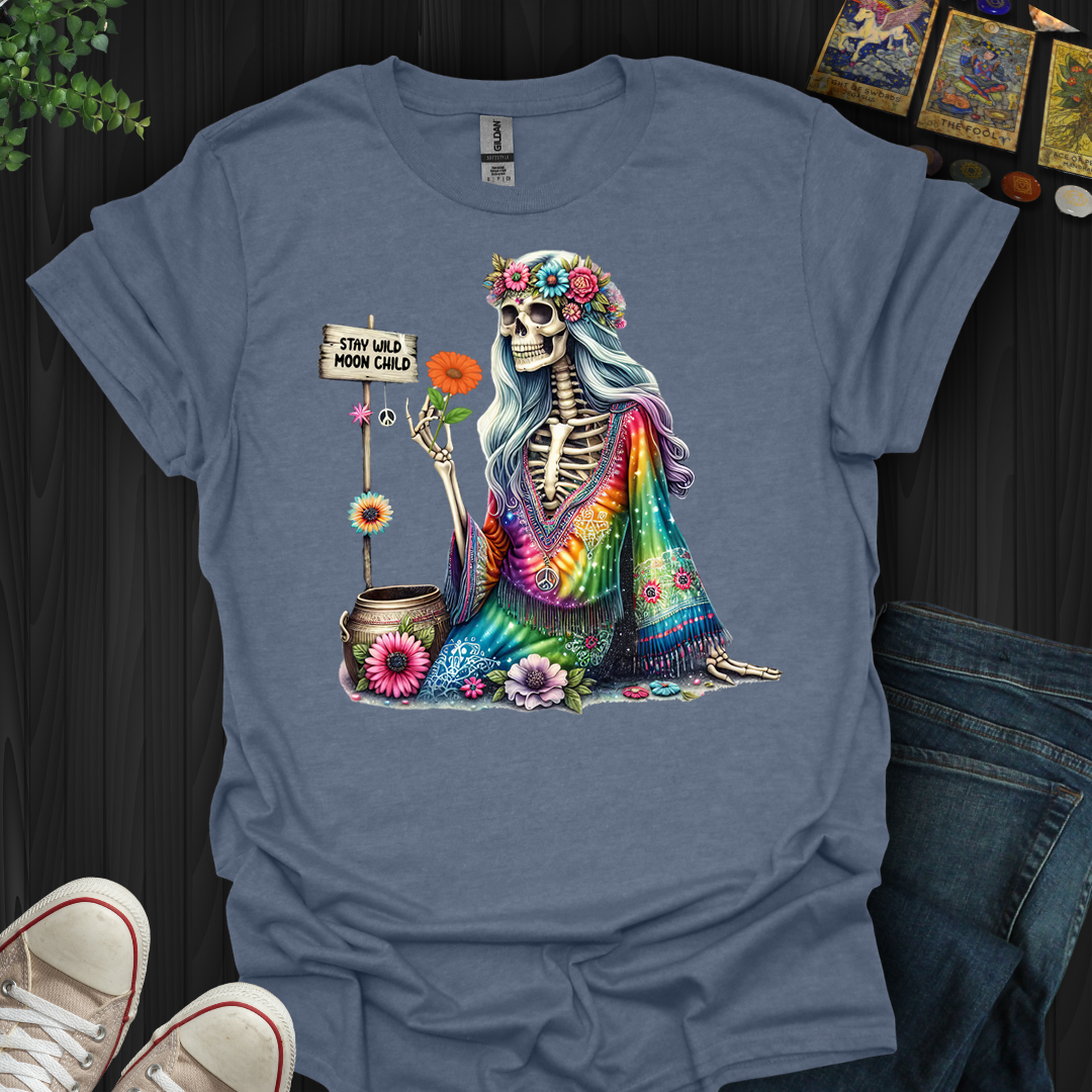 Hippy Moon Child- T-Shirt