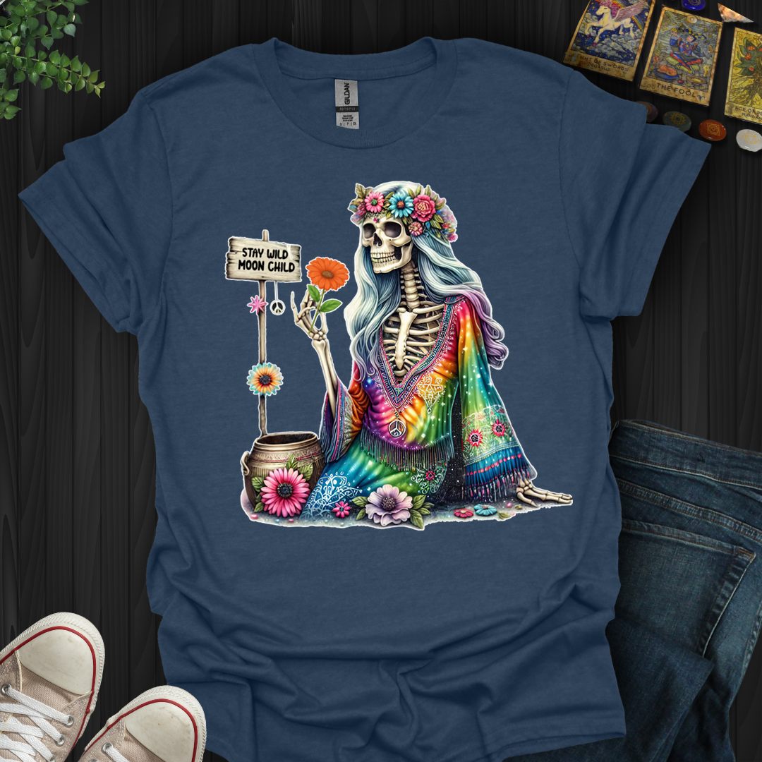 Hippy Moon Child- T-Shirt