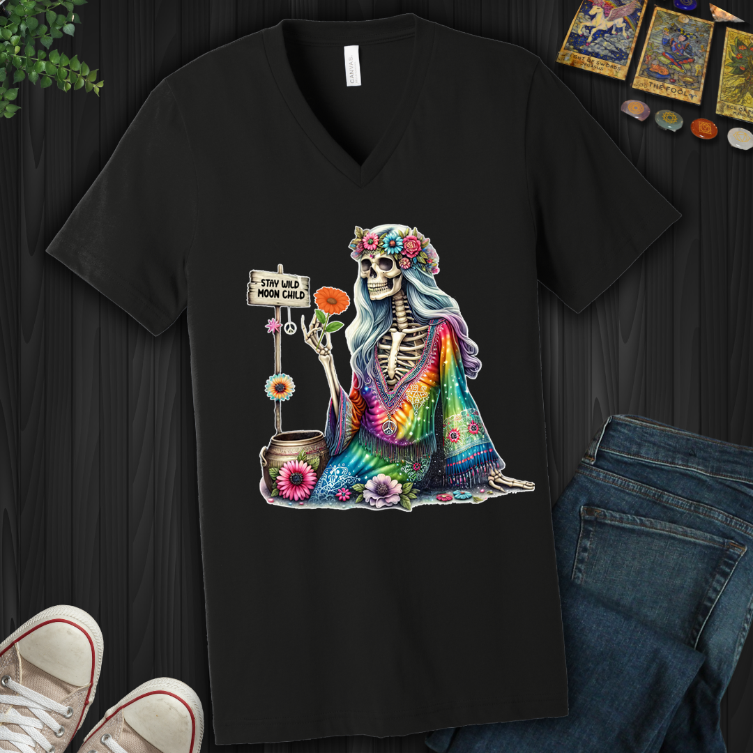 Hippy Moon Child- V-Neck