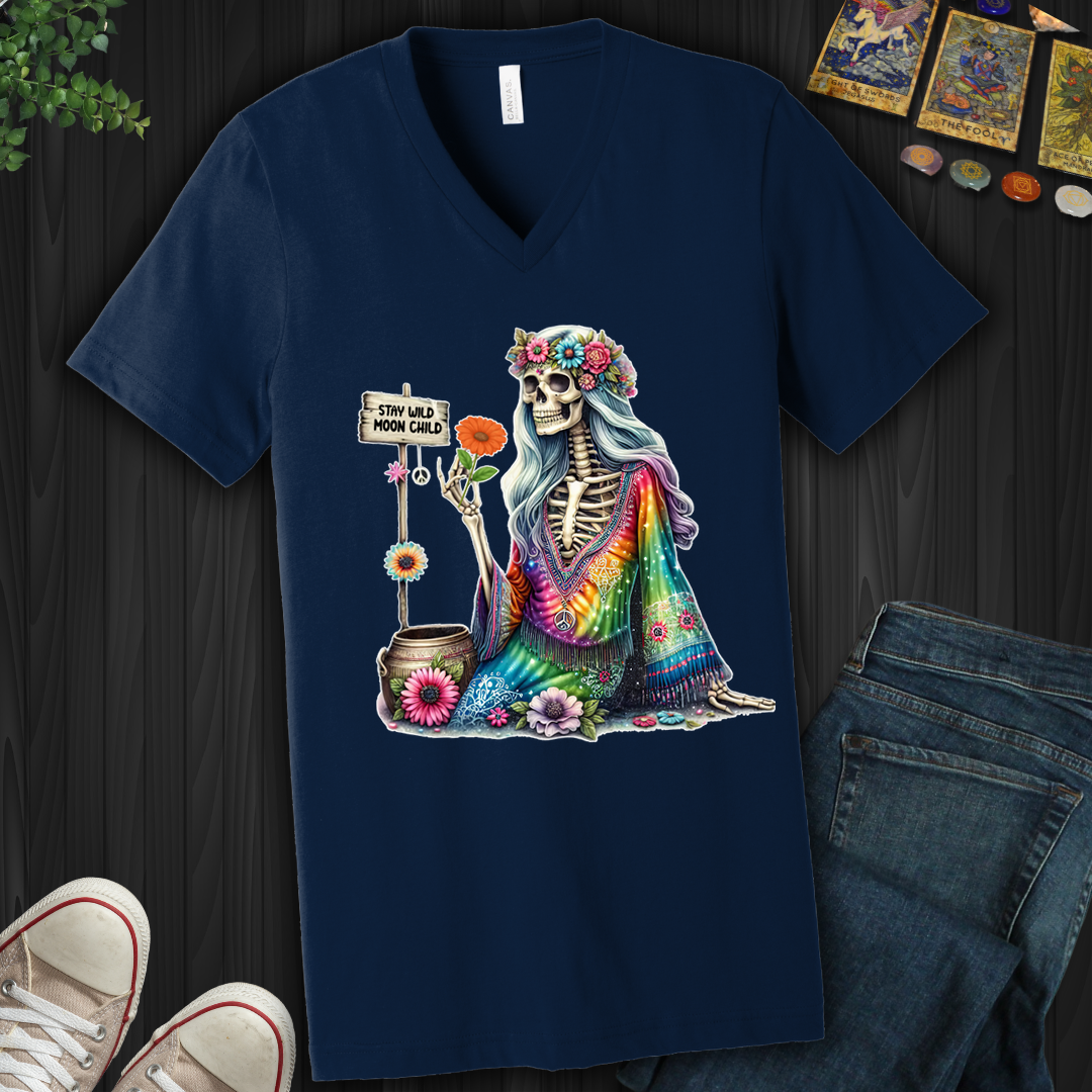 Hippy Moon Child- V-Neck
