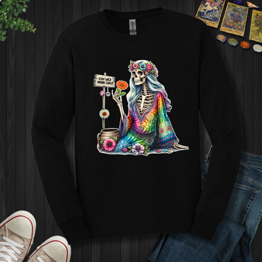 Hippy Moon Child- Long Sleeve
