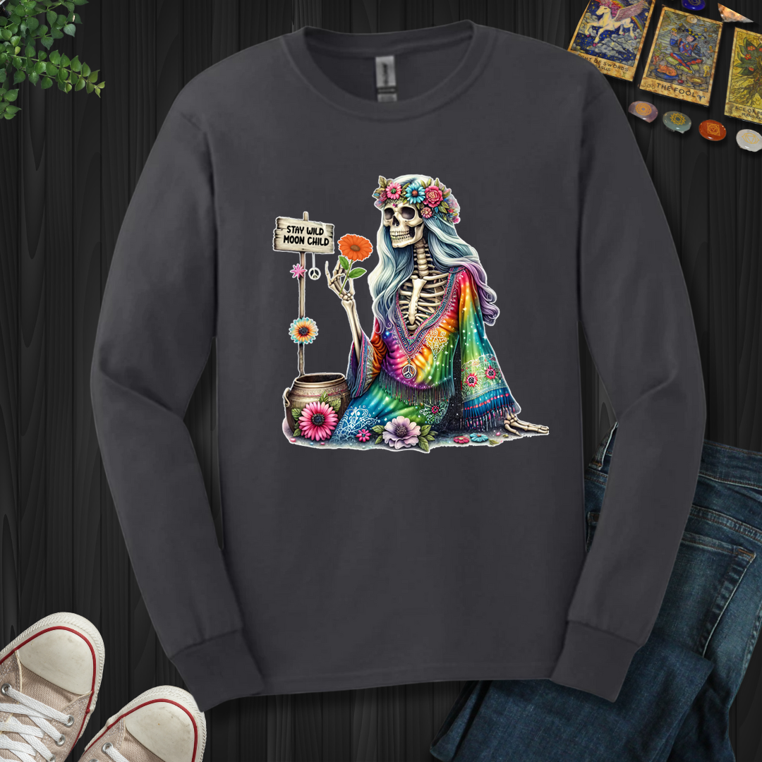 Hippy Moon Child- Long Sleeve