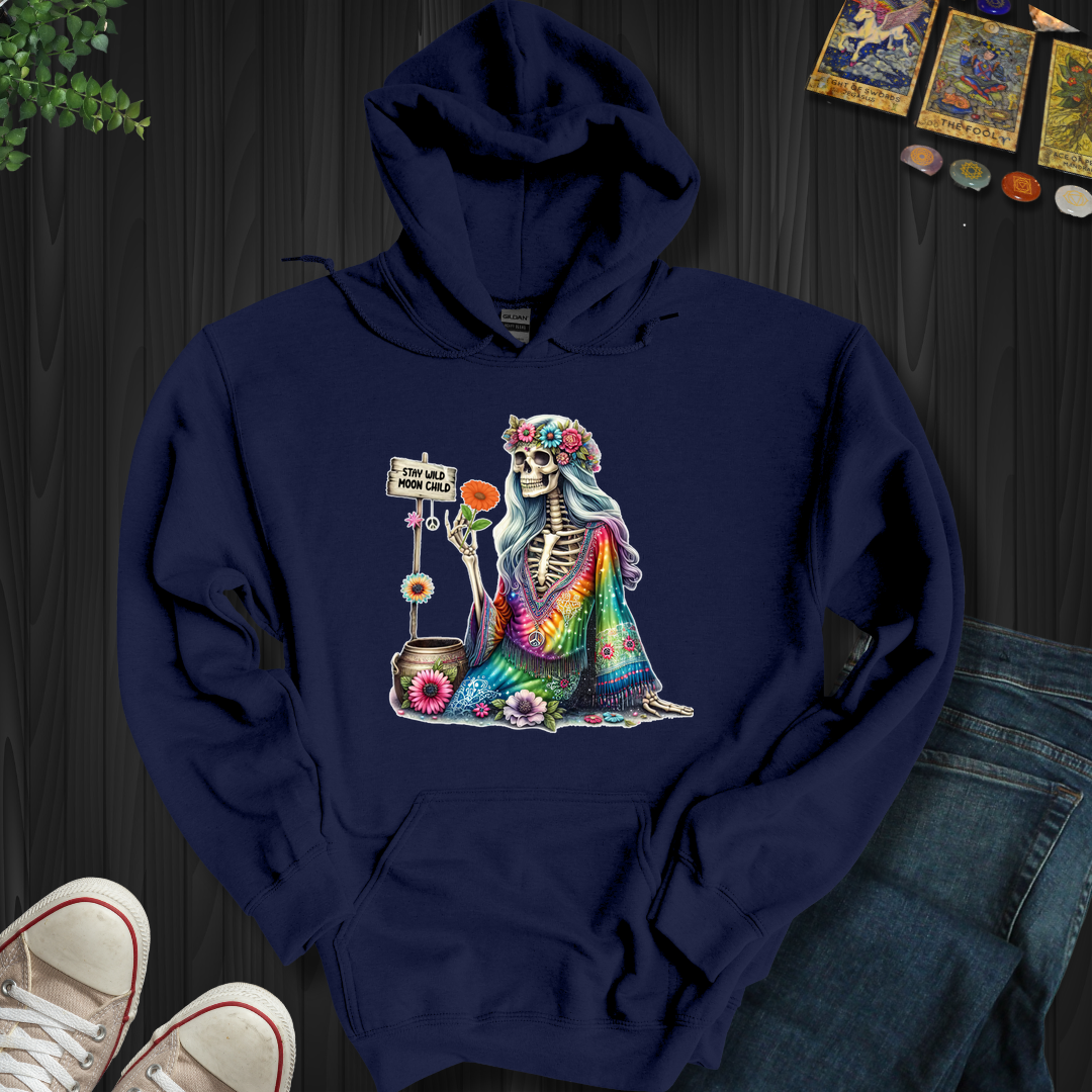 Hippy Moon Child- Hooded Sweatshirt
