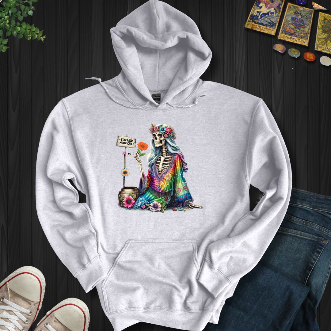 Hippy Moon Child- Hooded Sweatshirt