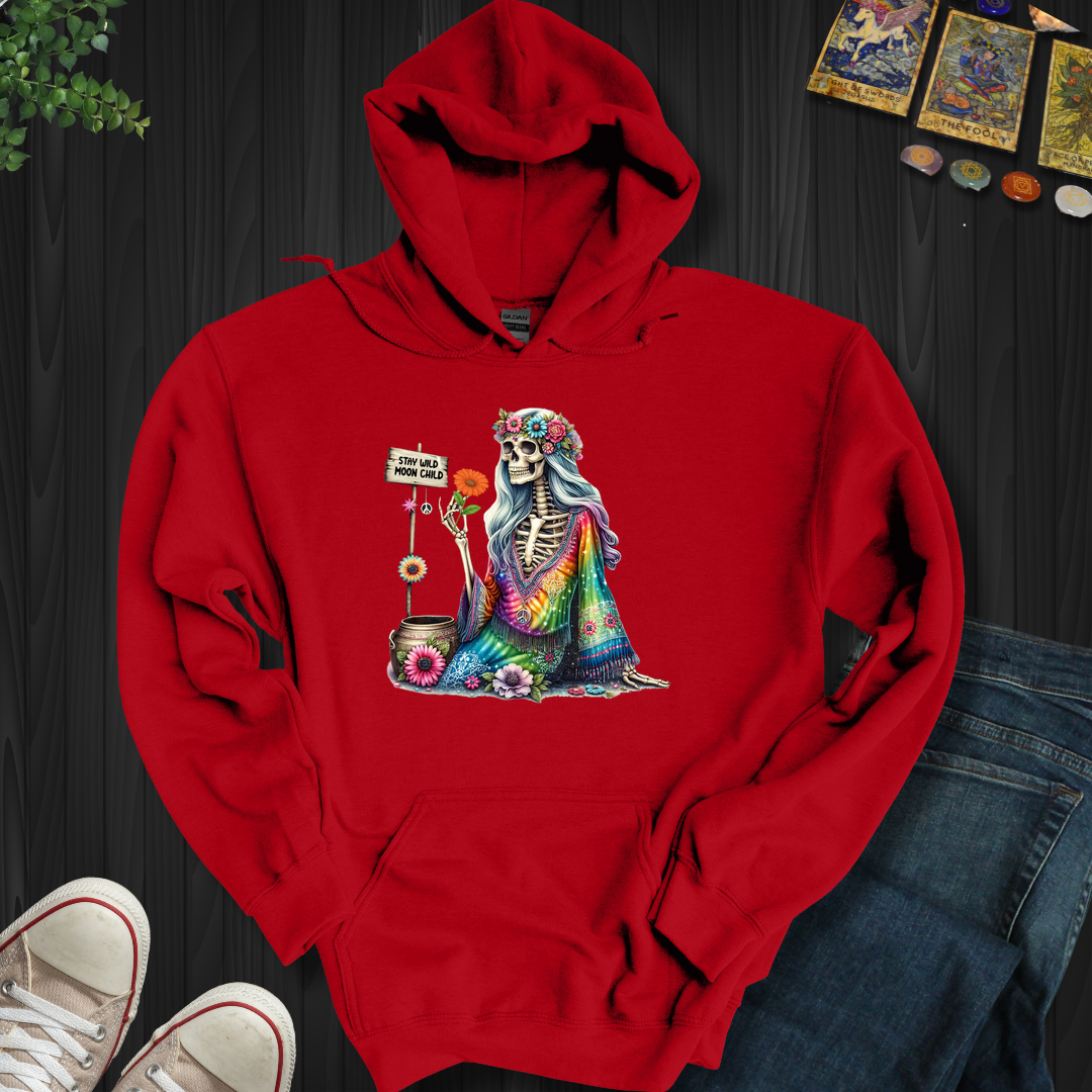 Hippy Moon Child- Hooded Sweatshirt