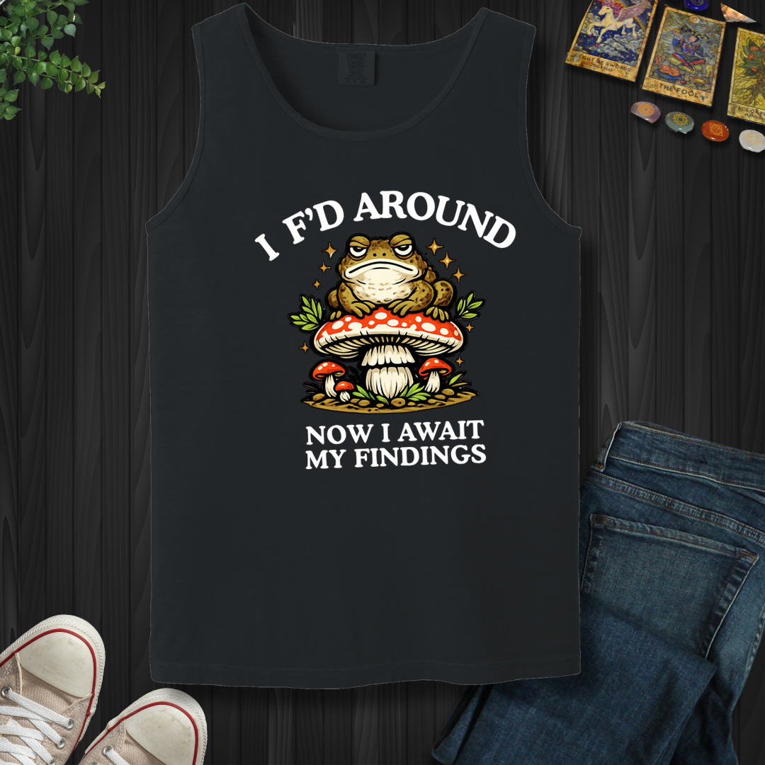 Await My Findings- Tank Top