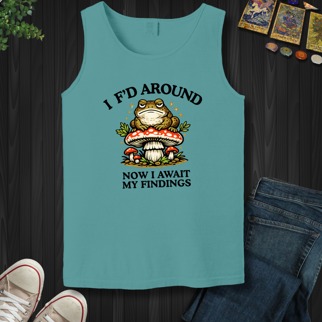 Await My Findings- Tank Top