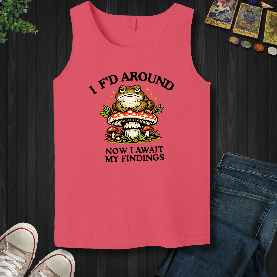 Await My Findings- Tank Top