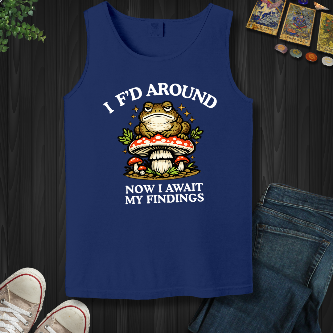 Await My Findings- Tank Top
