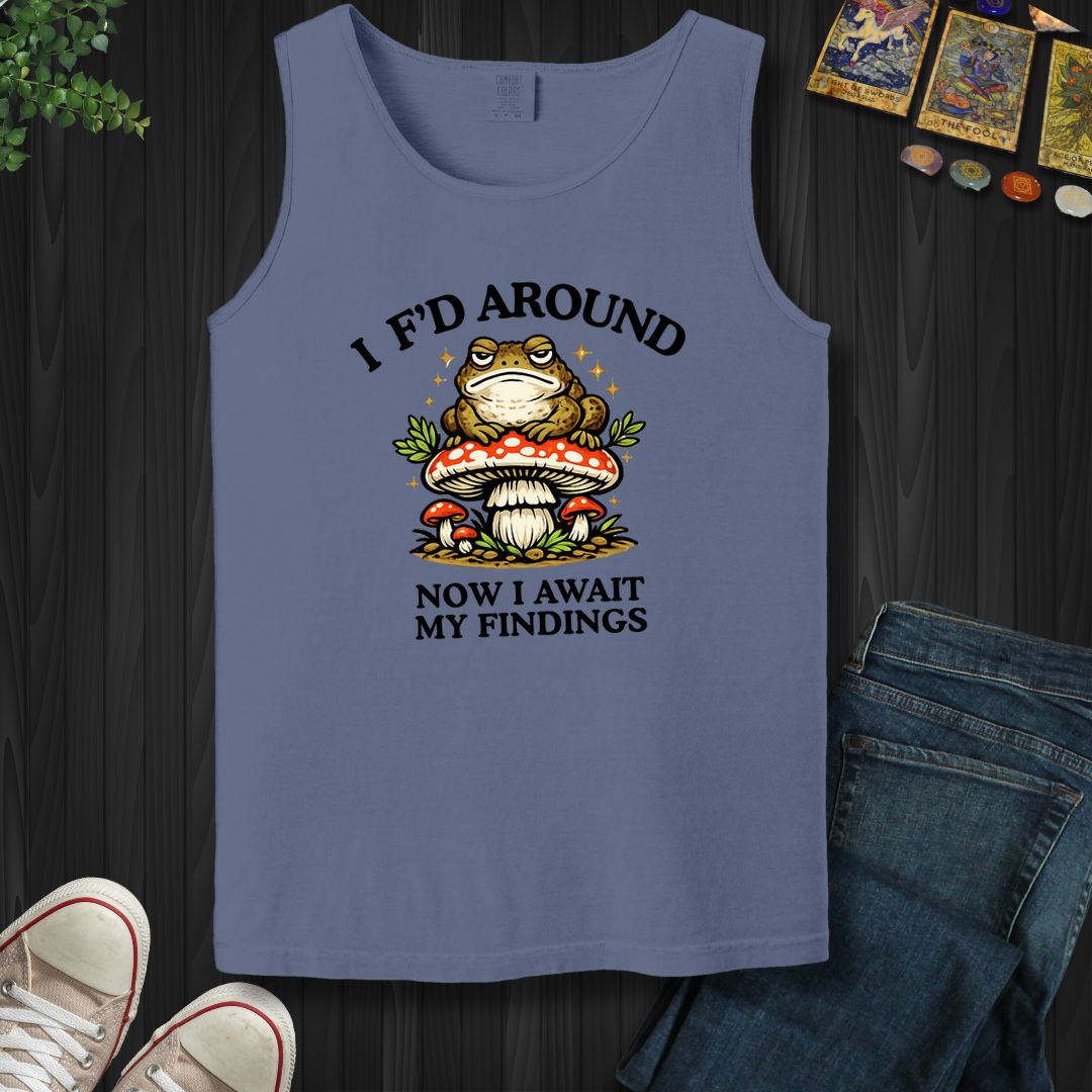 Await My Findings- Tank Top