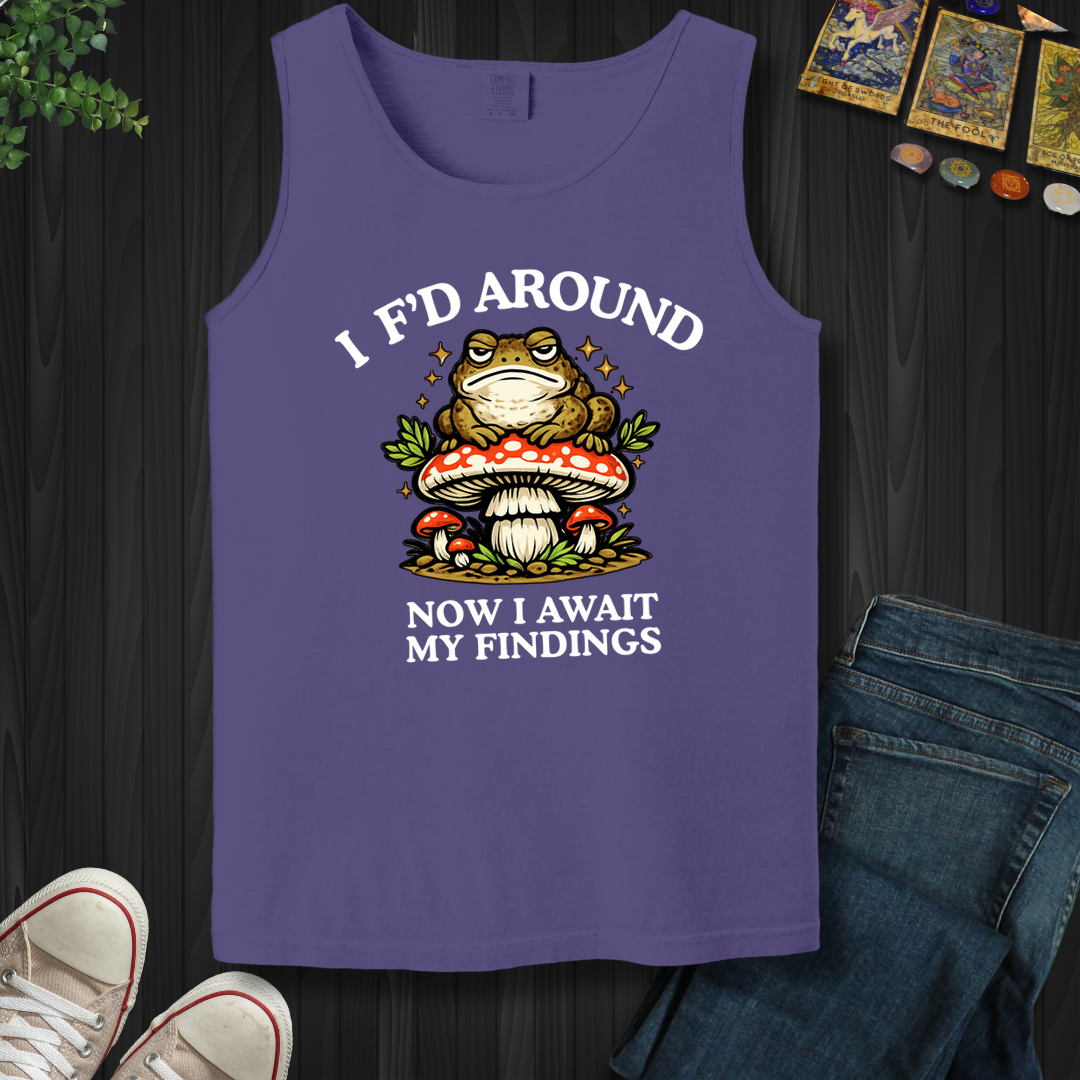 Await My Findings- Tank Top