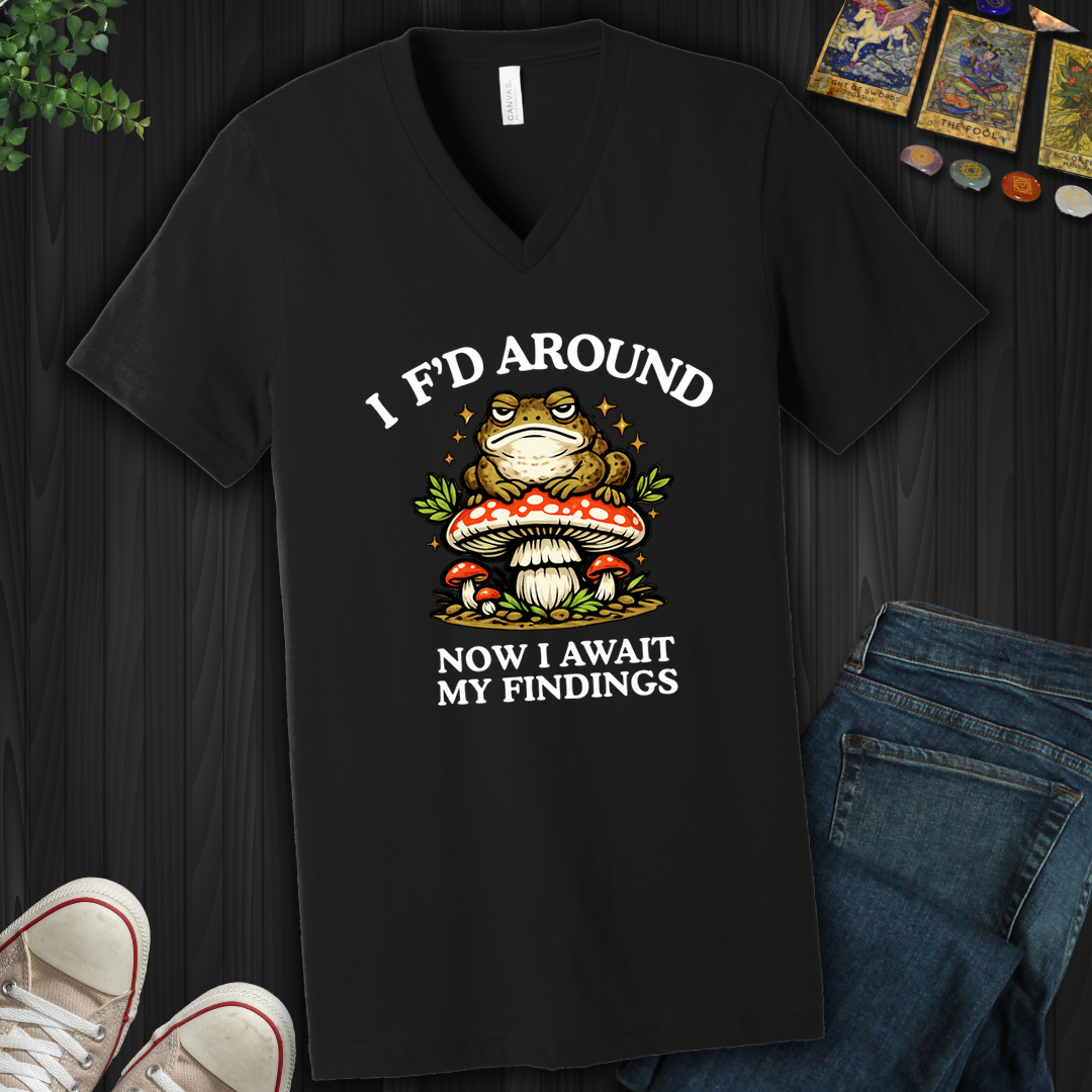 Await My Findings- V-Neck