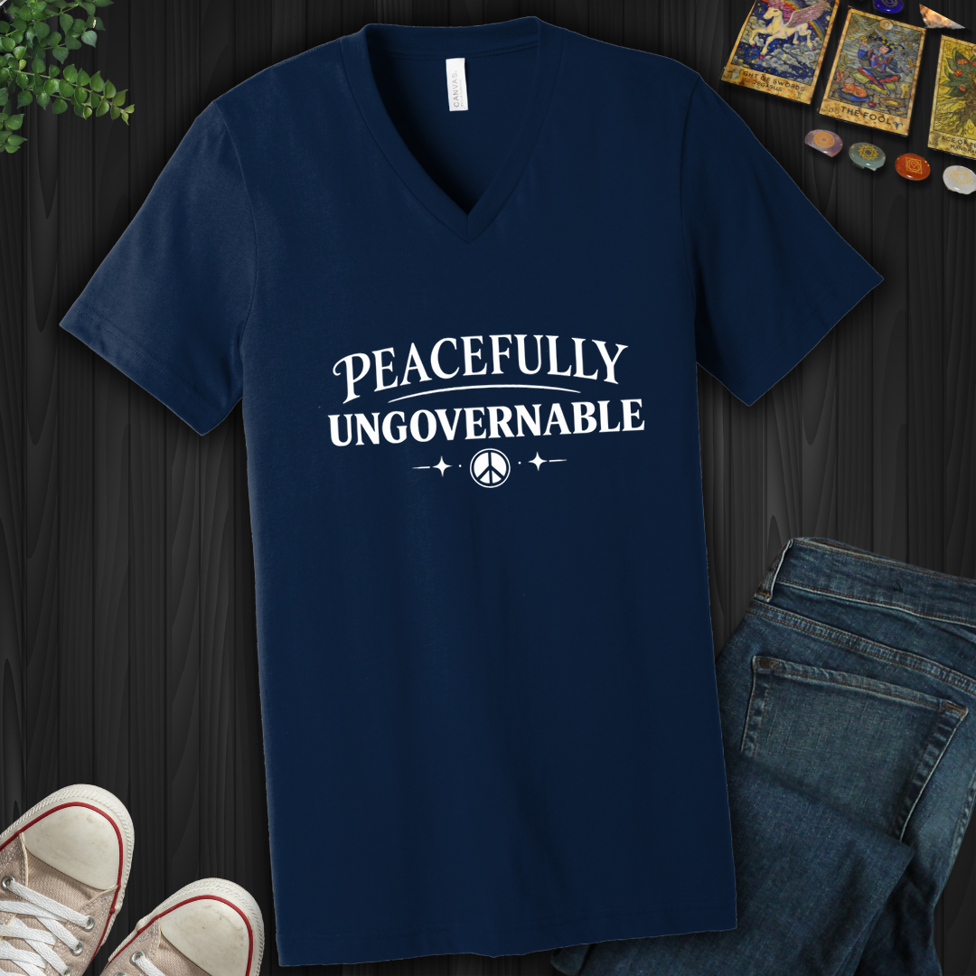 Peacefully Ungovernable- V-Neck
