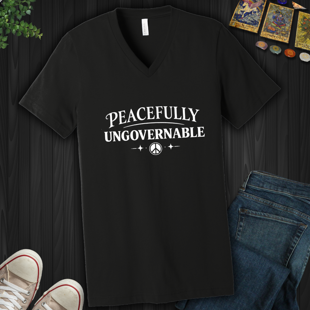 Peacefully Ungovernable- V-Neck