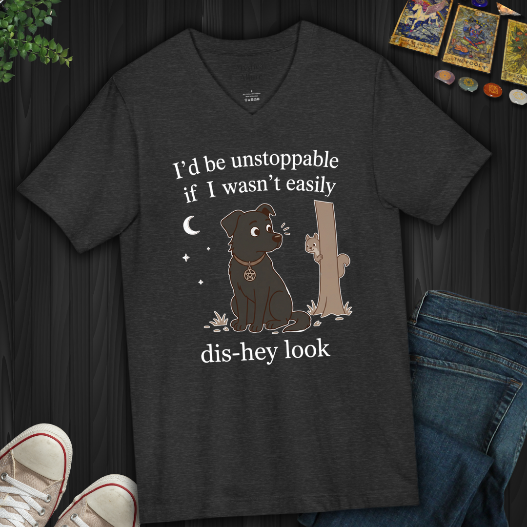 Easily Distracted- V-Neck