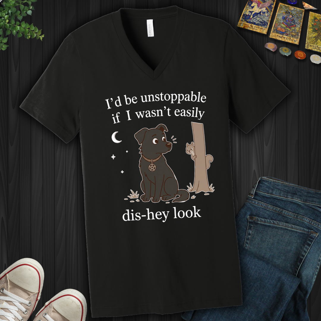 Easily Distracted- V-Neck